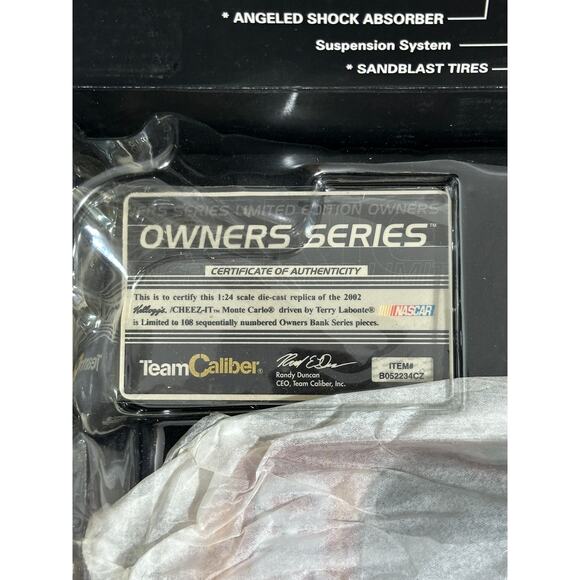 Team Caliber 1/24 2002 Limited Edition Terry Labonte Cheez Itz /108 - Picture 4 of 6